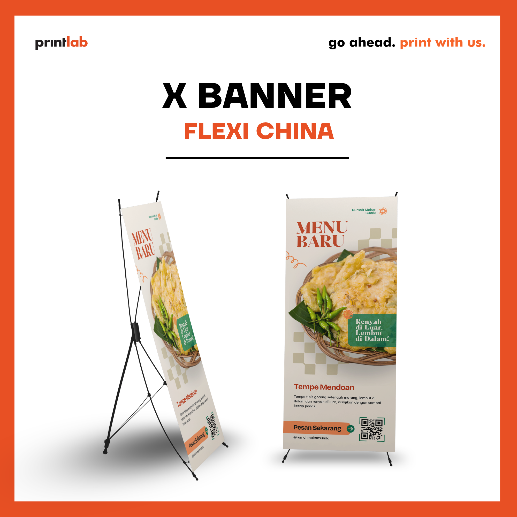 CETAK X BANNER FLEXI CHINA 240